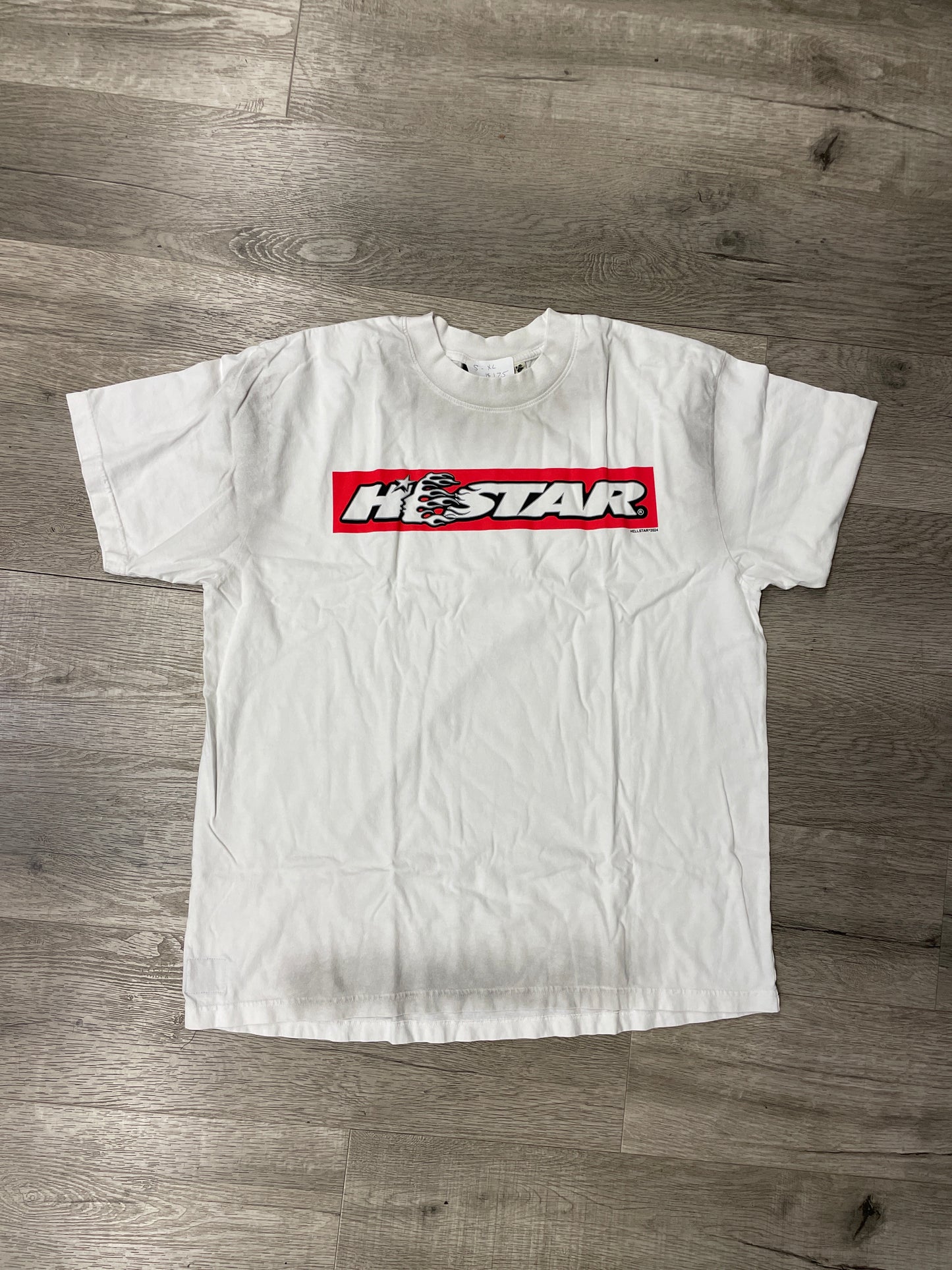 Hellstar Box Logo Tee White/Red