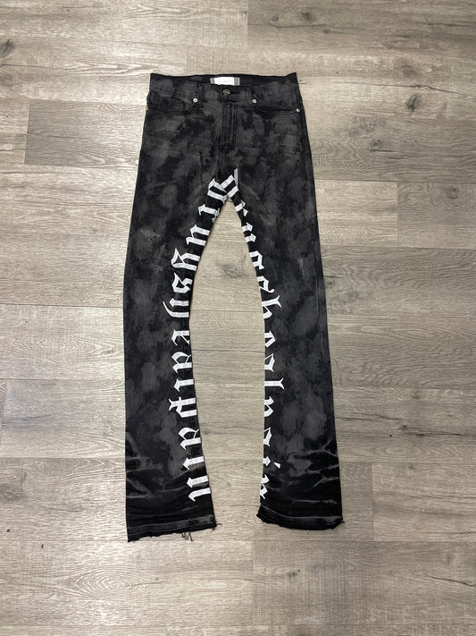 Golden Flare Jeans Black