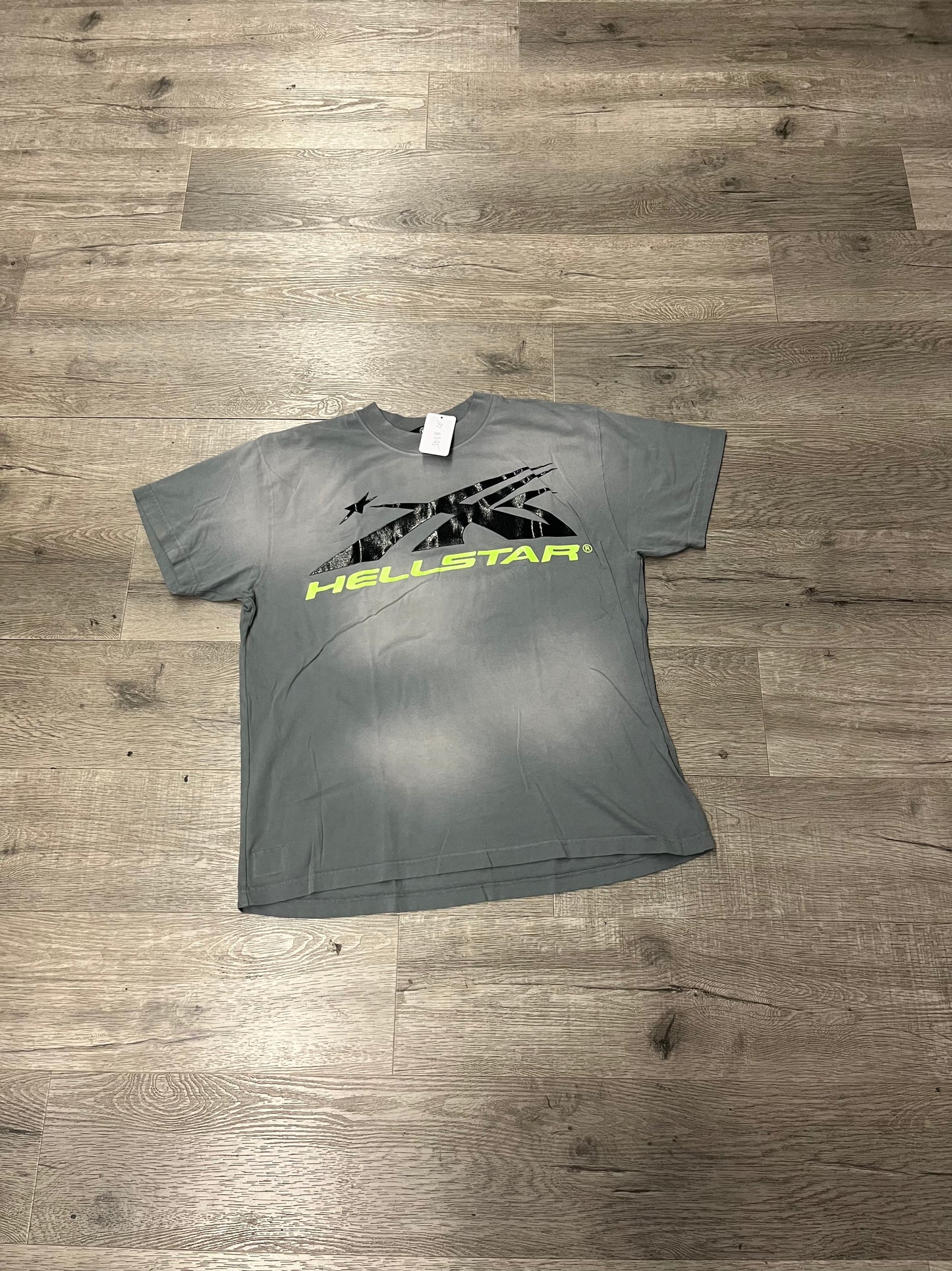 Hellstar Sport Lime Logo Grey Tee