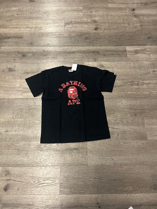 Bape Arch Logo Tee Red Camo