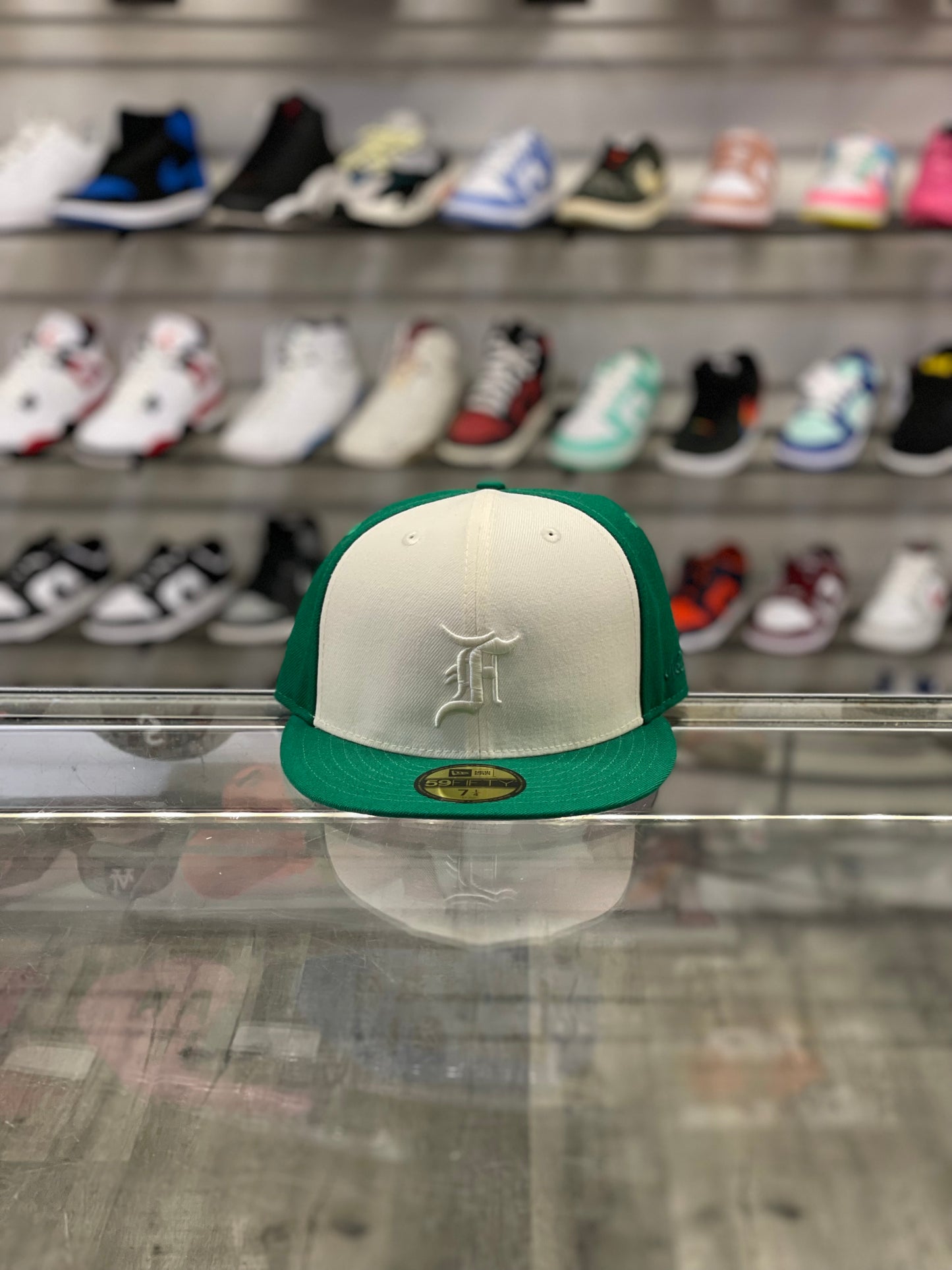 Fear of God Essentials New Era Fitted Green