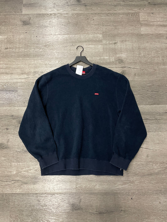 Supreme Fleece Crewneck Navy