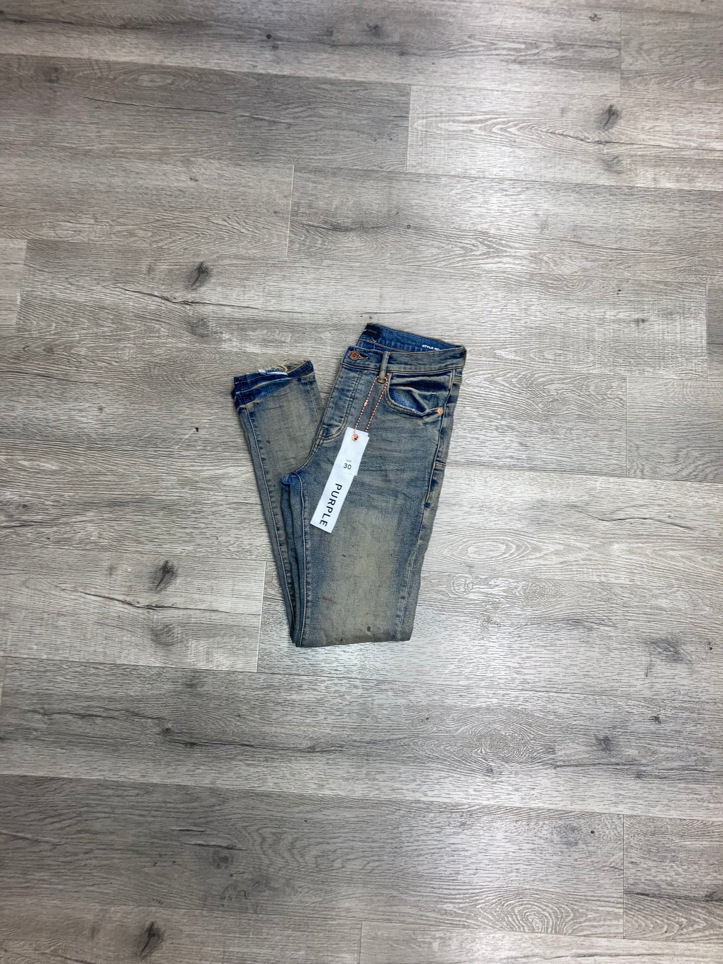 Purple Brand Jeans Indigo Oil Repair