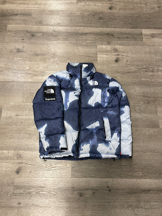 Supreme The North Face Nuptse Jacket Denim