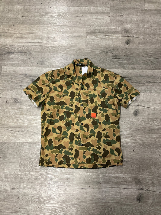 Palm Angels Camo Button Up Tee