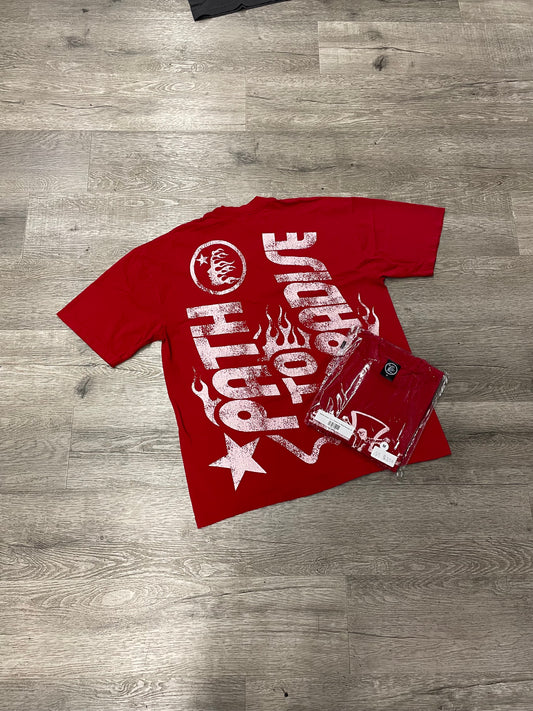 Hellstar Cross Tee Red