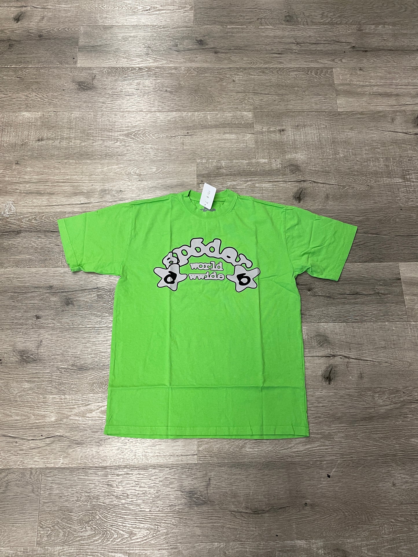 Sp5der Tee Lime Green