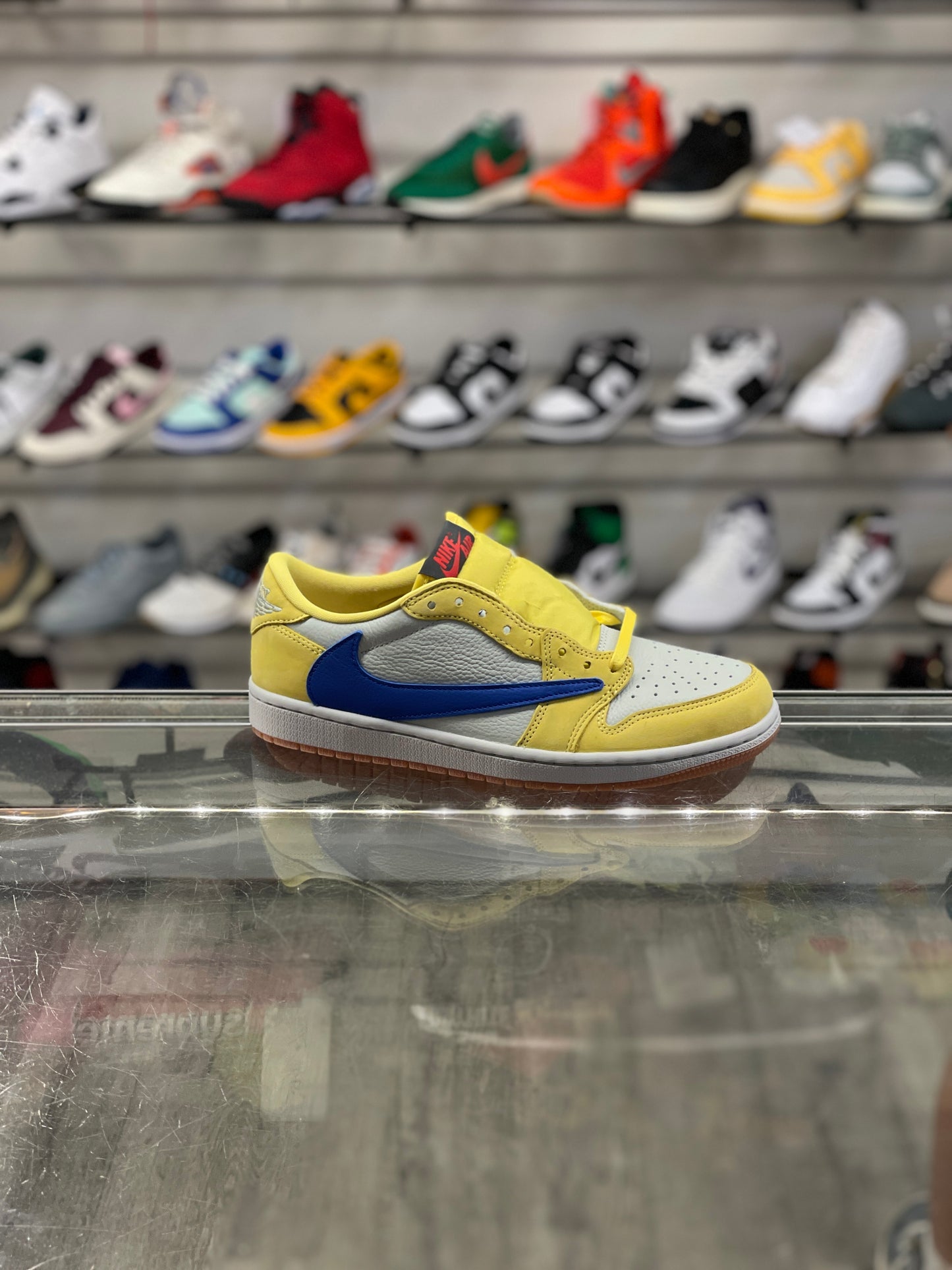 Travis Scott 1 Low Canary